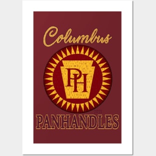 Vintage Columbus Panhandles Posters and Art